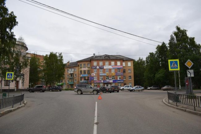 ДТП на перекрестке улиц Первомайская и Октябрьская